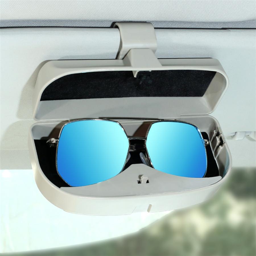 Универсальный автомобильный солнцезащитный козырек, бокс для очков, коробка для хранения солнцезащитных очков, Автоаксессуары, Мульти