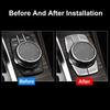 5PCS ABS Car Interior Multimedia Button Cover Trim For BMW G30 G38 5 Series 2017- Auto Interior Accessories