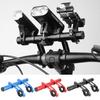 Aluminum Alloy Bicycle Handlebar Extender Quick Installation Handlebar Extension Bracket for Bike Light Phone Code Meter 10/20cm Handlebar Cross
