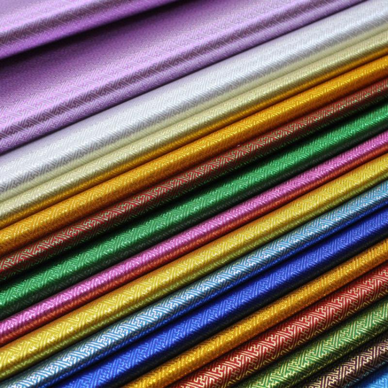 100x75 см 3D-парча из шёлка с пурпурным узором, пряжа Lame, одежда Cheongsam, ткань для шитья своими руками, жаккардовая ткань, ткань в буддийском стиле