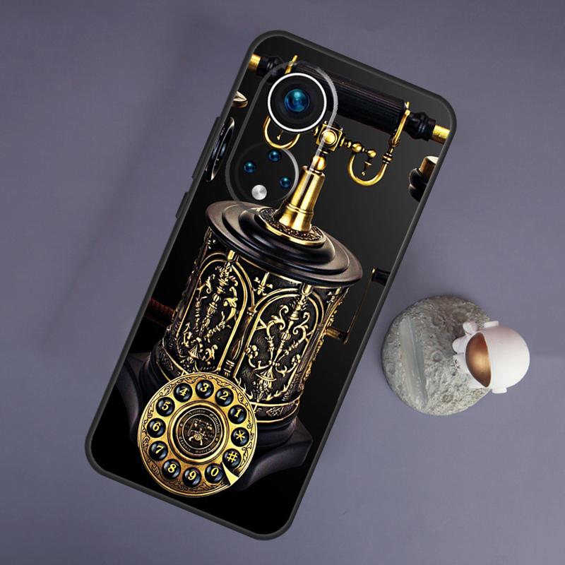 Ретро Телефон Дисковый Набор Для Huawei Honor Magic 5 Lite 70 50 X8 X9 a P20 P30 P40 P50 P60 Pro P Smart Nova 9 5T Чехол
