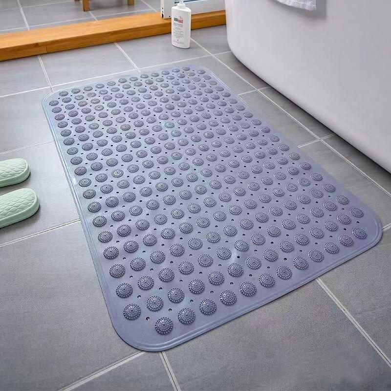 Коврик для душа и ванной, коврик для ванной, бытовая полая гидрофобная утолщенная противоскользящая накладка с присоской для ванны, массажная накладка для ног
