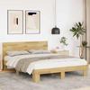 VidaXL Bed Frame with Headboard Without Mattress 135 X 190 Cm 3315728