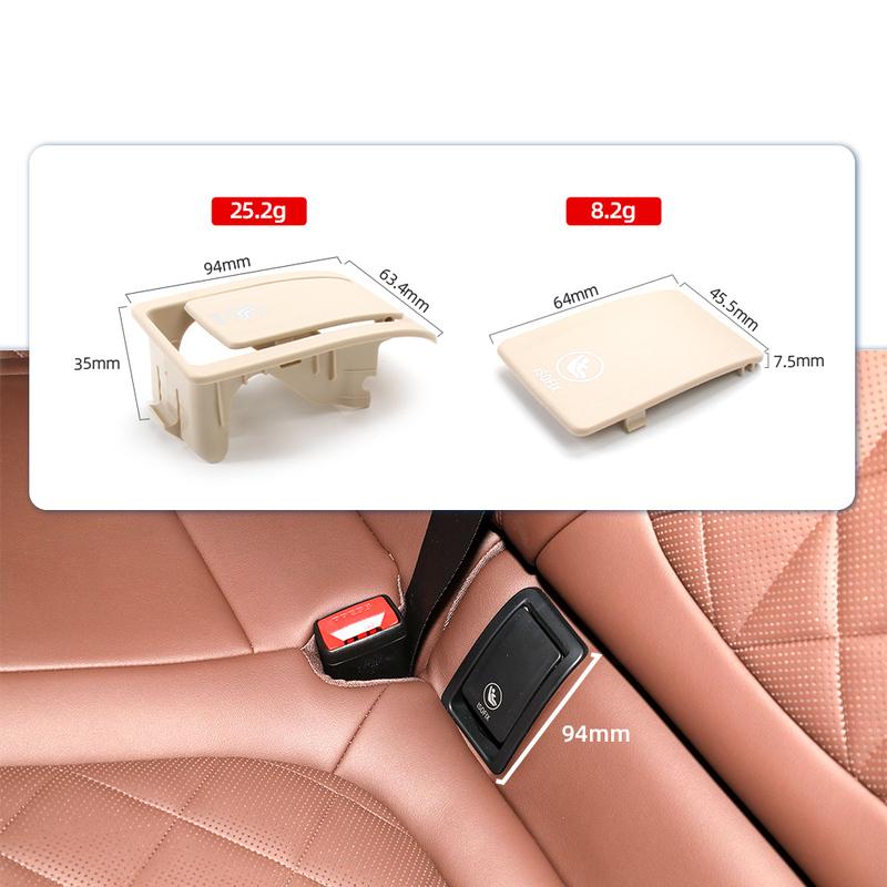 For BMW X6 G06 Rear Child Seat Anchor Safety ISOFIX Cover Restraint Replacement Car Accessories Backseat Buckle Cover 2020-2026