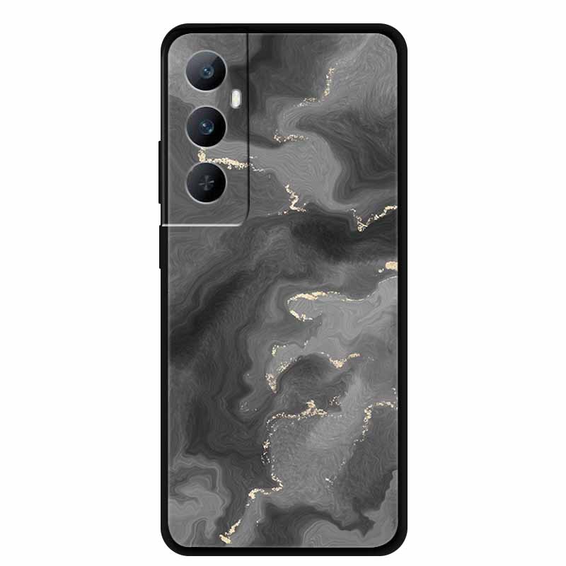 Чехол для Realme C65 4G Global C 65 с мраморным узором, задняя крышка, мягкий силиконовый протектор-щит TPU, Funda для RealmeC65 Capa