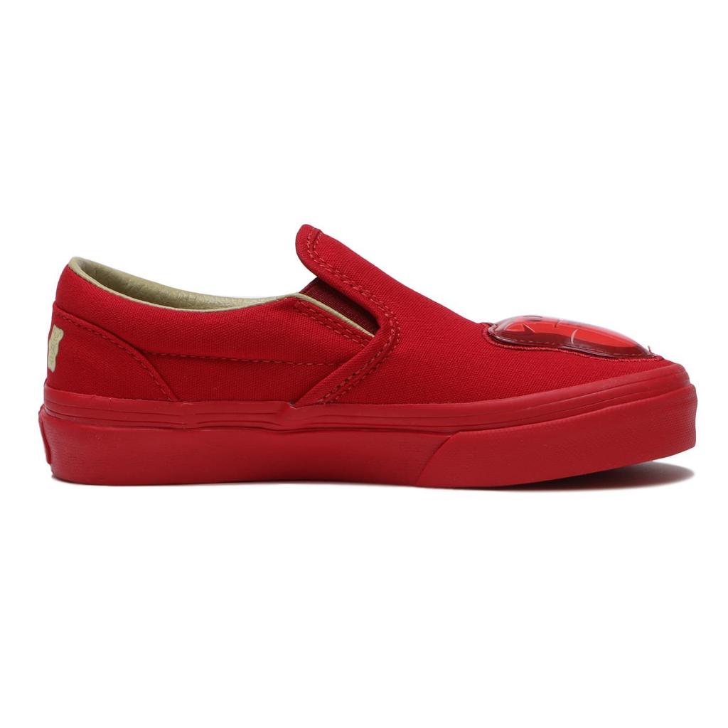 Vans Haribo x Classic Slip-On Детские Золотые Медвежата Детские Кроссовки Красные Золотые Медвежата-Красные VN0009R7RED