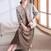 XUEXI Mid-Aged Women's Luxury Autumn Dress & Jacket Set