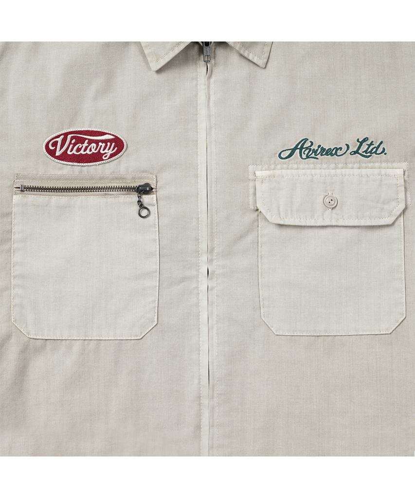 Avirex Fade Embroidery Work Jacket / 7836152009 Sand