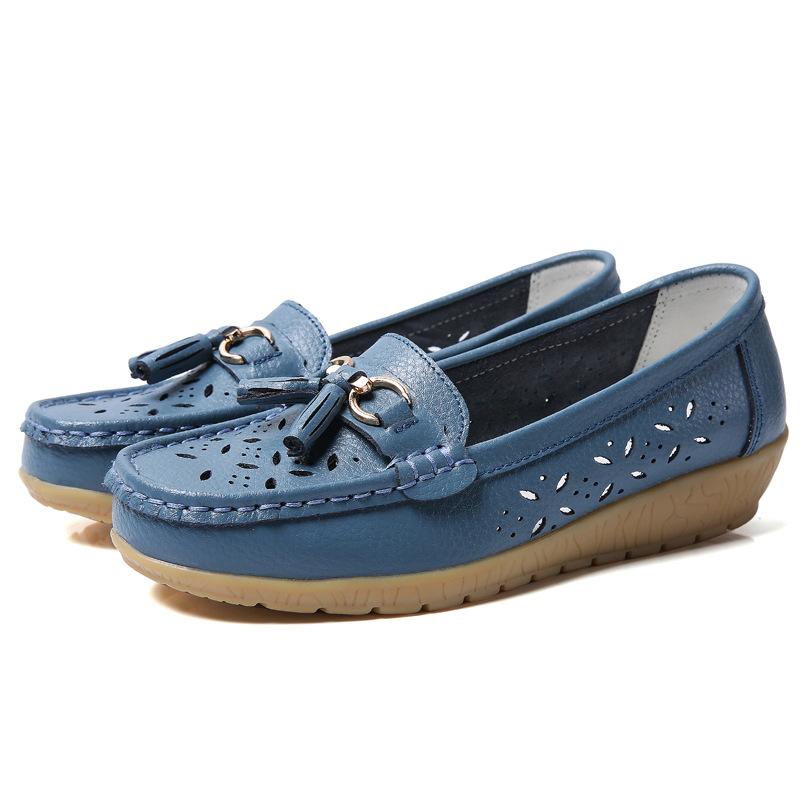 Весенне-летняя новая женская обувь Dong Dong на танкетке, обувь для мам на толстой подошве, повседневная обувь, обувь для медсестер, женская обувь на ножках