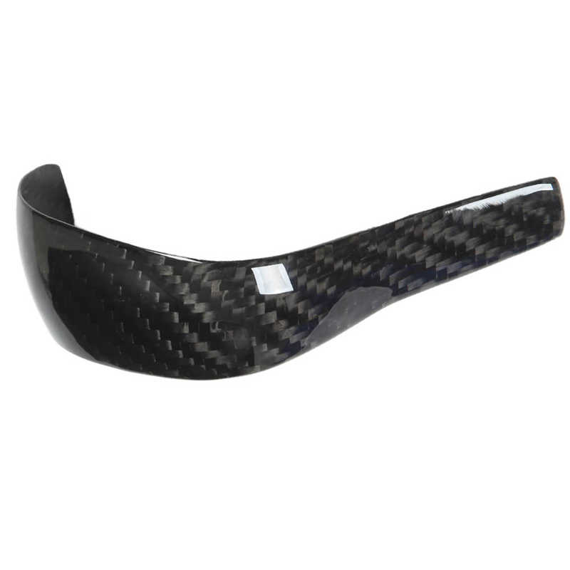 Крышка ручки переключения передач из углеродного волокна, ярко-черная внутренняя отделка ручки переключения передач, замена накладки для Porsche Cayenne 958