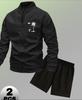 Мужской спортивный костюм в стиле колор-блок для бейсбола с шортами, смелый и модный