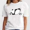 New Panda Lovely Cute T-shirt Clothing Cartoon Graphic Print Short Sleeve Fashion Casual Plus Size T Shirt Women