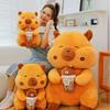 Adorable Q Version Capybara Plush Doll Soft And Cuddly Water Cup Design Gift For Kids