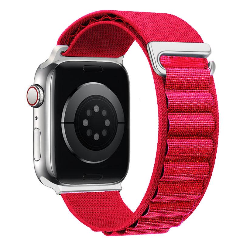 Альпийская петля Ремешок Для apple watch Ultra 2 ремешок 49мм 44мм 40мм 45мм 41мм 46мм 45 мм браслет correa iWatch series 9 8 7 6 3 se 10