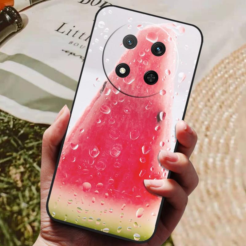 Чехол для Honor Magic7 Lite 5G Мягкая силиконовая задняя крышка из ТПУ для чехлов телефона Honor Magic 7 Lite Magic7Lite 7Lite Милый мультфильм