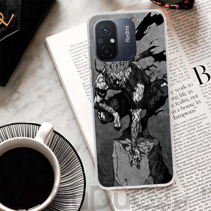 Чехол-обложка One P-Punch-Man Garou для Xiaomi Redmi 14C 13 13C 12 12C 10 10C 9 9C 9T 9A Чехол для телефона 10A 8A 8 7A 7 6A 6 Pro K70 K60 K40 1