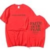 Faith Over Fear T Shirt Christian Shirts Jesus Tee Trendy Bible Verse Aesthetic Clothes Faith Tee Unisex Short Sleeves Tops