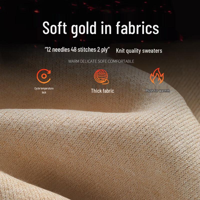 Мужской свитер с высоким воротником на флисовой подкладке от Jeanswest