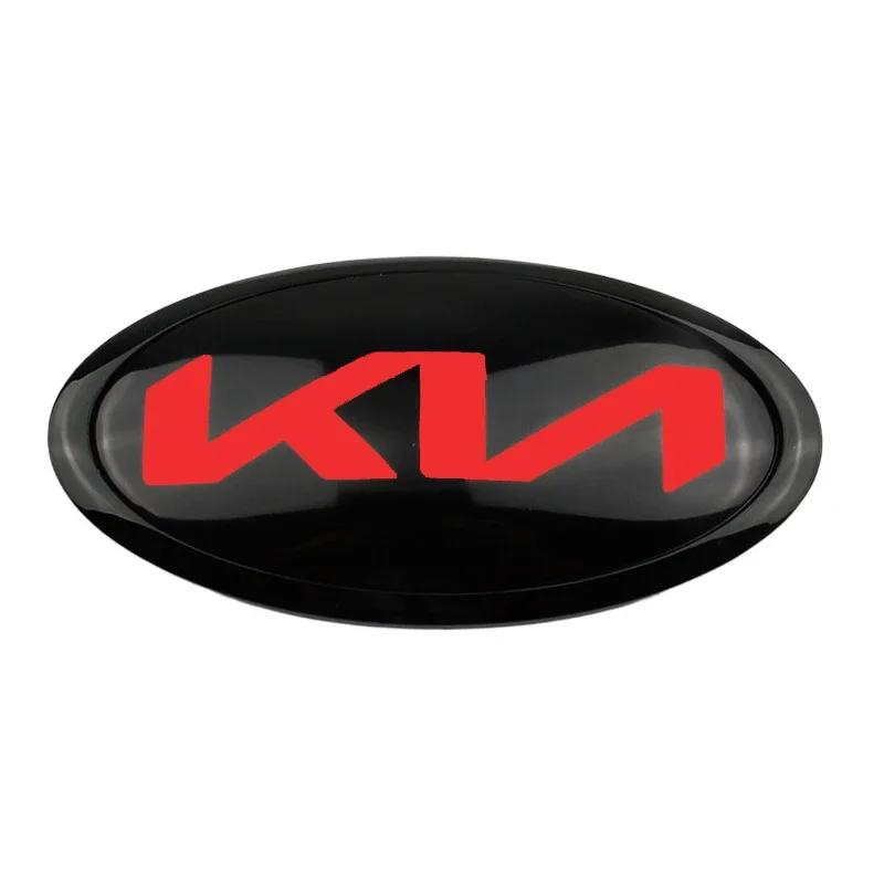 AAOB1 for KIA KN Sportage K2 K3 K5 Sorento RIO Senda Forte Seltos Optima Niro Soul Ceed Car Front Hood Emblem Tail Trunk Badge Sticker