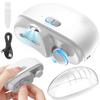 Электрический ноготь Низкий Электрический ноготь Мозоль ногтя Светодиодный 2 Подходит для вросших ногтей и толстых ногтей Двойного назначения Кусачки, Перезаряжаемый Type-C, Шум, Пилка,
