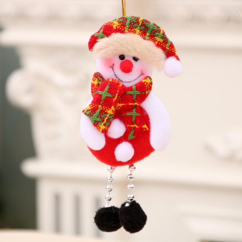 Cross-Border Small Santa Christmas Ornaments - Tree Accessories and Cloth Art Gifts