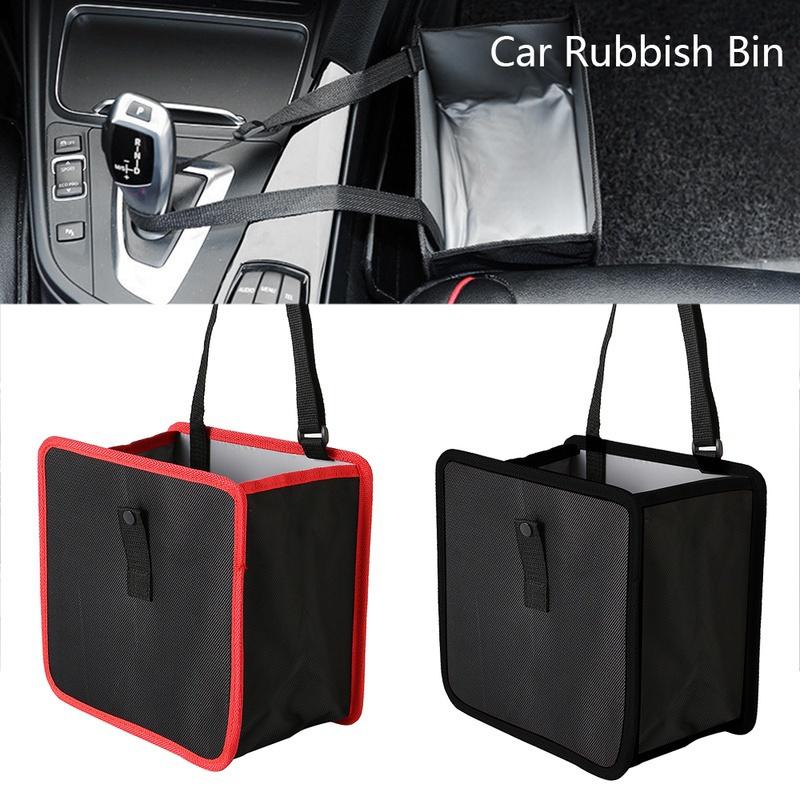 Универсальный черно-красный органайзер для автомобильного сиденья из ткани Оксфорд с водонепроницаемым дизайном для эффективного хранения