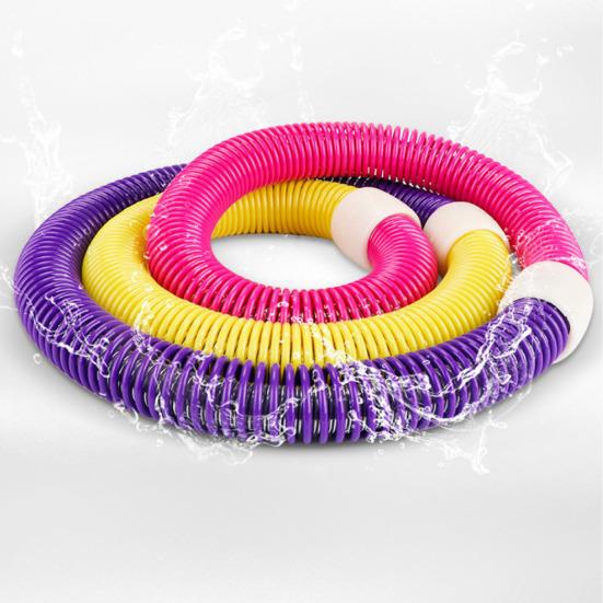 Weighted Soft Spring Hoop Waist-Friendly Foldable Fitness Hoop Portable Home Gym Men Women Adults Body Waist Slimming Exercise Equipment