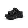 Fashion Fashion Summer Women Platformm Slippers Peep-toe Wedge Sport Sandals Slipper  Woman High Heels Black White Casual Beach Slides