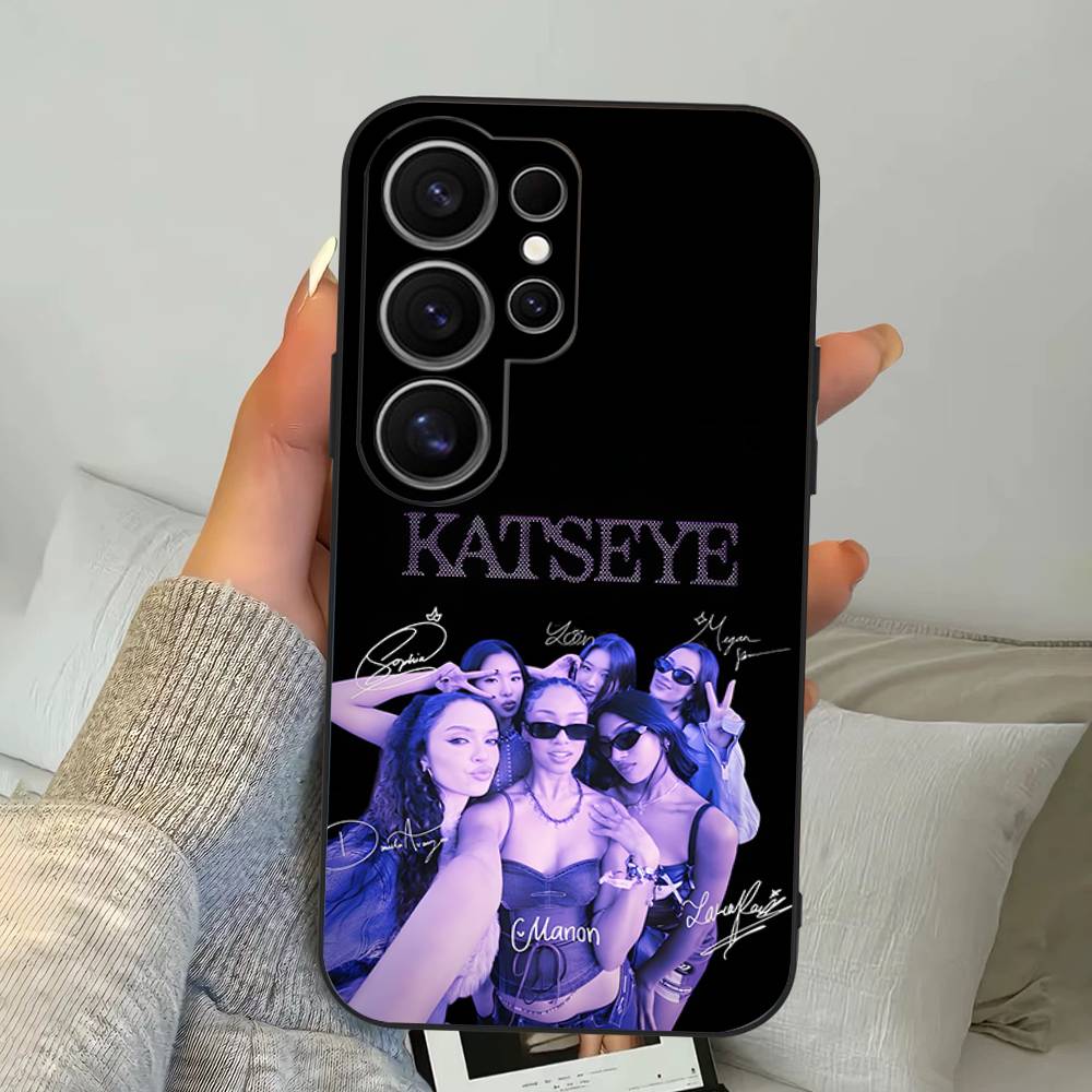 K-KATSEYE Музыкальный чехол для телефона Samsung S 24 Fe 25 Ultra Plus 20 Lite 21 30 22 23 24 22 Ultra 5G Fundas