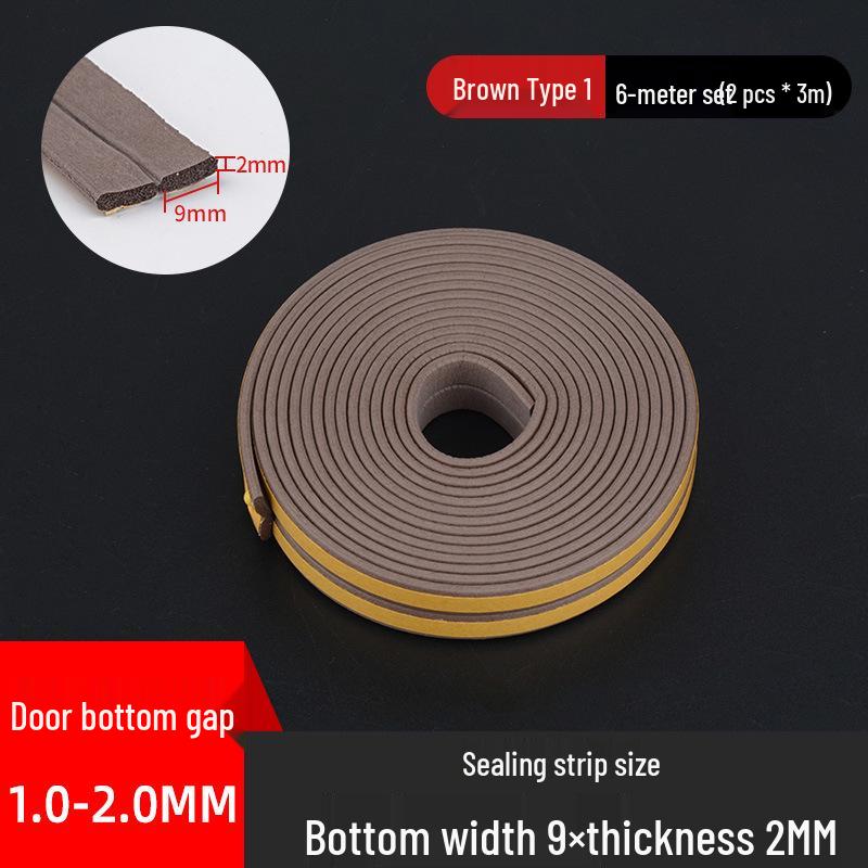 EPDM Self-Adhesive Silent Sealing Foam Strip for Doors & Windows