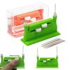 Automatic Needle Threader Double-Headed Thread Device Needle Threading Tool with 5 Needles for Hand
