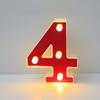 16cm Size Luminous Letters Red White Color LED Letter Night Light  Outdoor Decoration