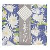 Shirayuki Fukin Yuzen Dishcloth, Made In Japan, Moonflower Pattern, Navy, 30x40cm, 2510