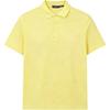 Polo SS24 однотонная рубашка поло с вышитым маленьким пони, облегающая, с коротким рукавом, мужская рубашка поло, желтая MNPOKNI1N822782-700
