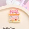 Cute Chicken Cartoon Resin Accessories: Phone Case, Hair Clip, Jewelry DIY Kit