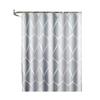 1pc Waterproof Shower Curtain with Hooks Geometric Printed Bath Curtains Water Drop Pattern