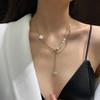 Романтическое Любовное Сердце Натуральная Барочная Пресноводная Жемчужина 14K Золотое Покрытие Женское Ожерелье Для Женщин Свадебные Подарки Не Выцветает