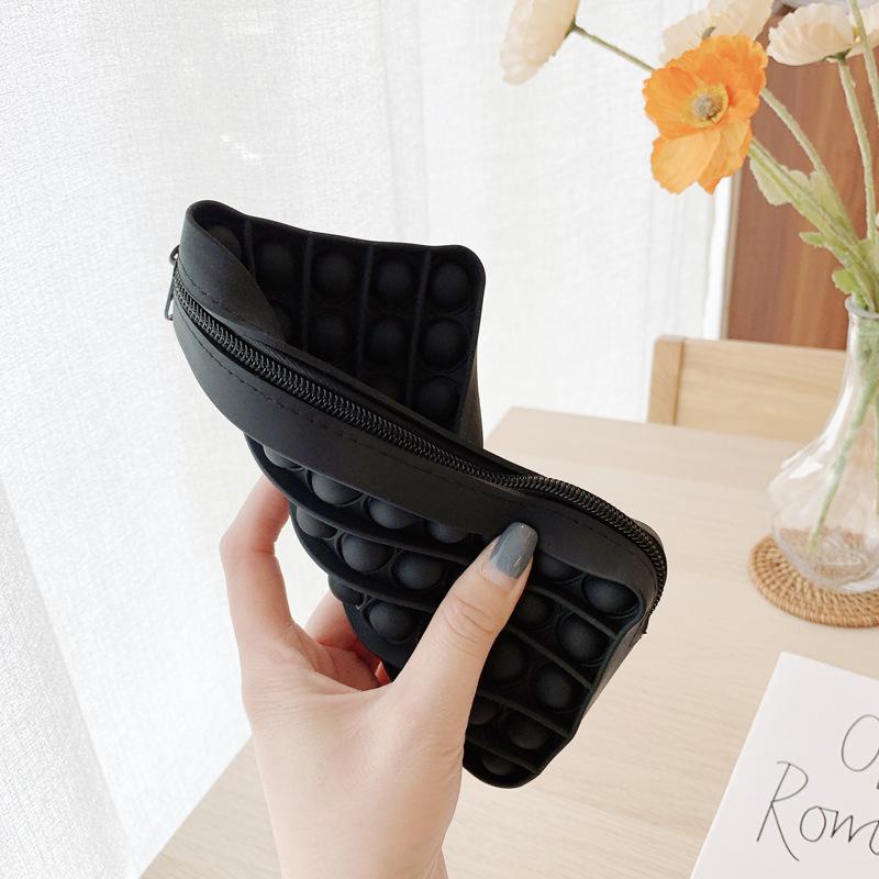 20 см пенал Push Bubble Toy Pop It Autism Squishy Stress Reliance Toys Обучающий пенал Антистресс Непоседа игрушки Подарки