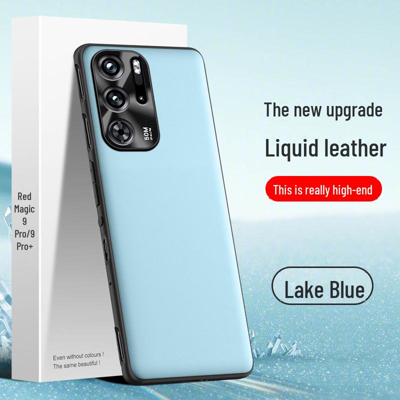 Красный чехол для телефона Magic 9 Pro+ из жидкой кожи: Противопадающий, противообрастающий и защитный чехол. Возможна индивидуальная доставка.