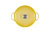 Le Creuset Cast Enamel Pot Signature Cocotte Ronde 20 cm Soleil Gas IH Oven Compatible Japanese [Authorized Product]