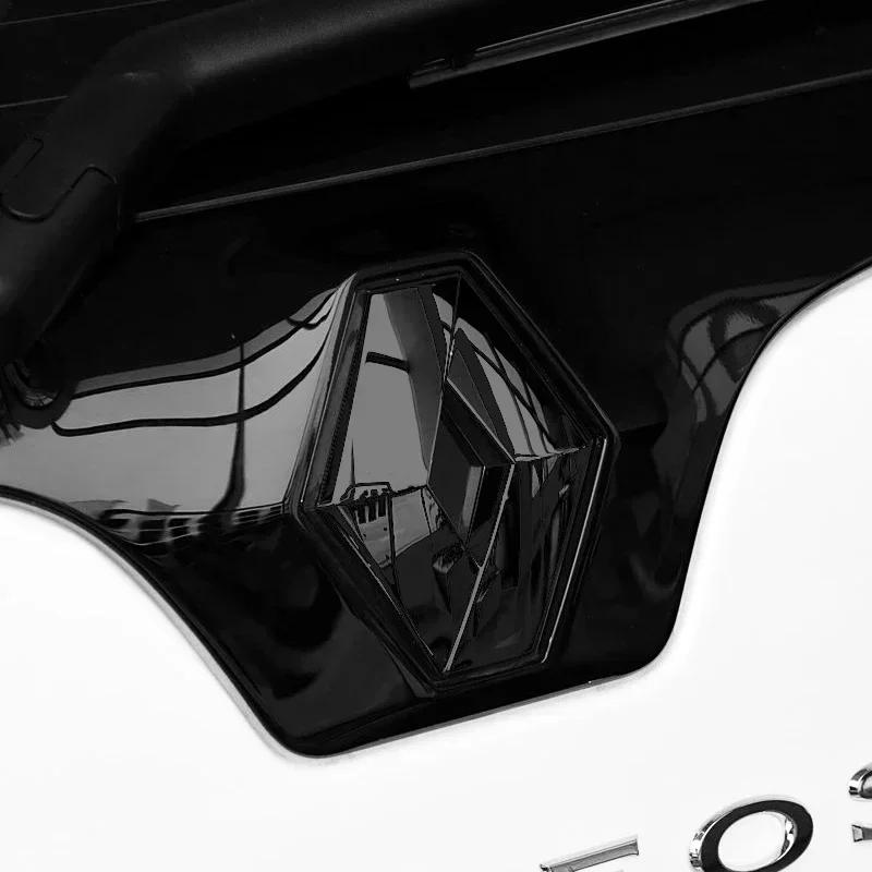 Hub Caps For Renault RS Koleos Captur Talisman Kadjar Megane 2 3 Clio 5 Zoe 1 piece rear boot badge front grille hood trunk Embl