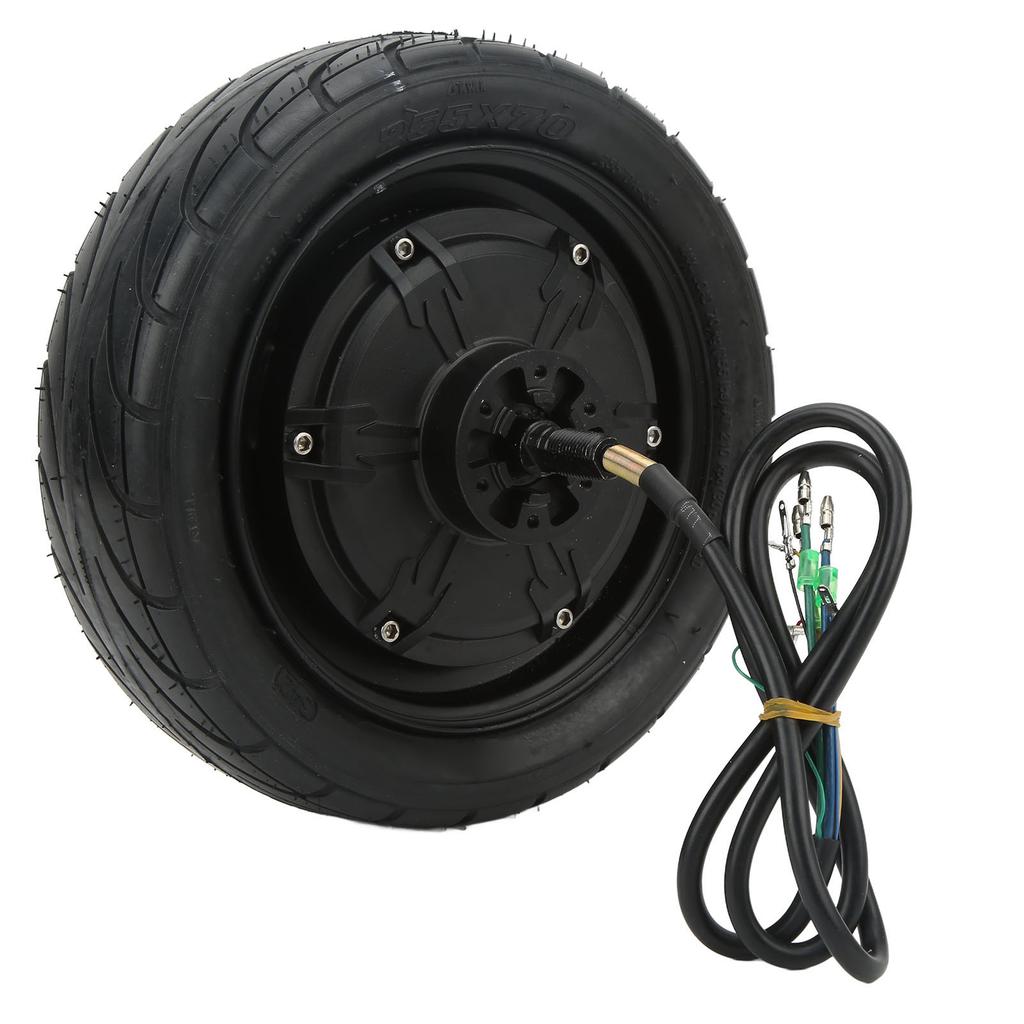 10-дюймовый мотор-колесо для электровелосипеда с вакуумной шиной 36-60 В 500-1200 Вт IP54 водонепроницаемый для электровелосипеда, скутера, мотоцикла