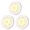 AMIR Motion Sensor LED 3M Night Compact Light, Battery-Operated, Light, Tape, Magnet, Light, Indoor, Wireless, (Warm White)