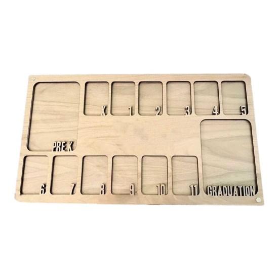 Рамка для фотографий школьных лет, от дошкольного до выпускного, 14-позиционная рамка для выпускного