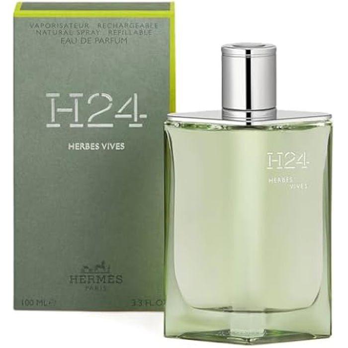 Eau de parfum - Hermès - H24 Herbes Vives - Rechargeable - 100 ml - Pour homme