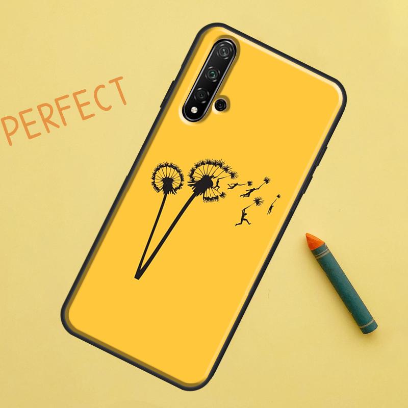 Чехол Dandelion для Huawei Nova 12s 11i 7i 8i 12i Y73 Y70 Y90 Y60 Y72 Y61 Y91 9 10 SE P40 Lite P30 Pro
