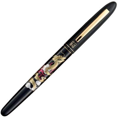 Ручка-писатель Kuretake Fude Pen Makie Monogatari Dragon and Jewel Black Axis ER191-610