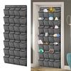 Door Shoe Organiser with 28 Pockets Space Saving Shoe Rack Holder for Closet Wardrobe Large Capacity Storage Solution