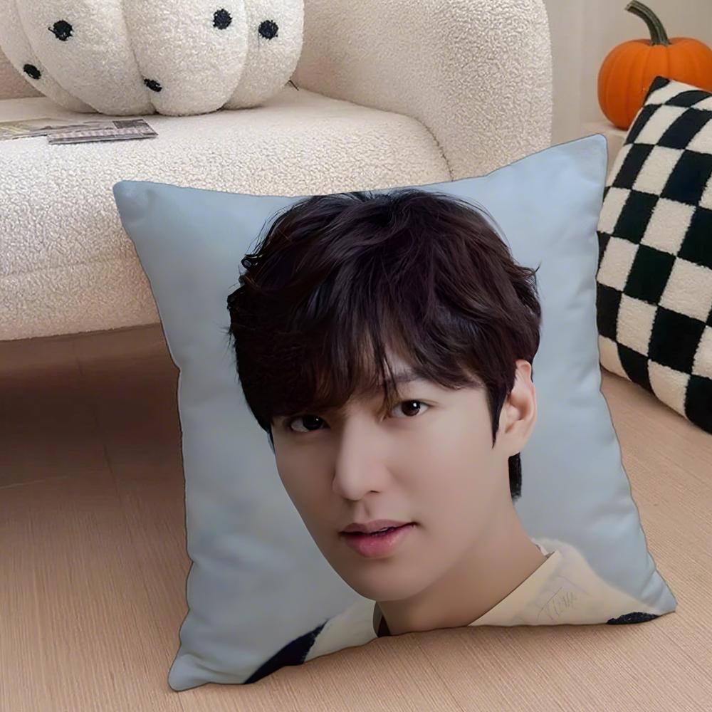 Handsome Korean Actor LLee Minho Cushion Cover Throw Pillow Cover Hidden Button Durable Polyester Chair Cushion