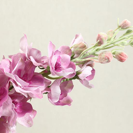 Artificial Flowers Adjustable Plastic Branches Silk Cloth Petals Realistic Violet Design Imitation Flower Wedding Halls Home Decor